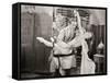 Silent Film Still: Couples-null-Framed Stretched Canvas