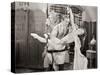 Silent Film Still: Couples-null-Stretched Canvas