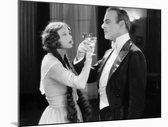 Silent Film Still: Drinking-null-Mounted Photographic Print