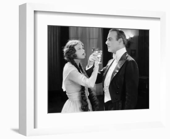 Silent Film Still: Drinking-null-Framed Photographic Print