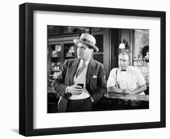 Silent Film Still: Drinking-null-Framed Giclee Print