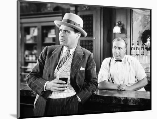 Silent Film Still: Drinking-null-Mounted Giclee Print