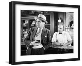 Silent Film Still: Drinking-null-Framed Giclee Print