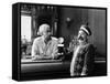 Silent Film Still: Drinking-null-Framed Stretched Canvas