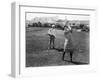 Silent Film Still: Golf-null-Framed Giclee Print