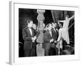 Silent Film Still: Parties-null-Framed Photographic Print