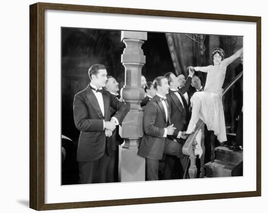 Silent Film Still: Parties-null-Framed Photographic Print