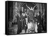 Silent Film Still: Parties-null-Framed Stretched Canvas