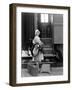 Silent Film Still: Trains-null-Framed Giclee Print