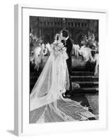 Silent Film Still: Wedding-null-Framed Photographic Print