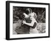 Silent Film Still-null-Framed Giclee Print