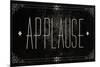 Silent Film Type I (Applause)-SD Graphics Studio-Mounted Art Print