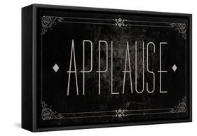 Silent Film Type I (Applause)-SD Graphics Studio-Framed Stretched Canvas