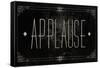 Silent Film Type I (Applause)-SD Graphics Studio-Framed Stretched Canvas