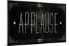 Silent Film Type I (Applause)-SD Graphics Studio-Mounted Art Print