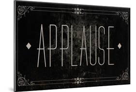 Silent Film Type I (Applause)-SD Graphics Studio-Mounted Art Print