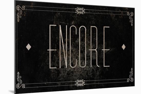 Silent Film Type II (Encore)-SD Graphics Studio-Mounted Art Print