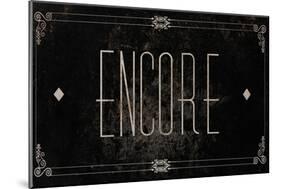 Silent Film Type II (Encore)-SD Graphics Studio-Mounted Art Print