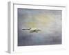 Silent Flight Great White Egret-Jai Johnson-Framed Premium Giclee Print