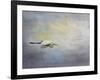 Silent Flight Great White Egret-Jai Johnson-Framed Giclee Print