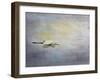 Silent Flight Great White Egret-Jai Johnson-Framed Giclee Print