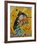 Silent Harmony-Wassily Kandinsky-Framed Art Print