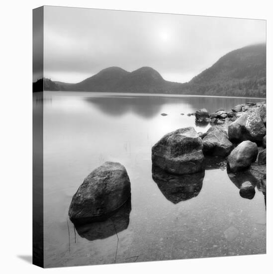 Silent Lake-null-Stretched Canvas