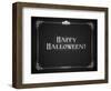 Silent Movie Ending Screen - Happy Halloween-Real Callahan-Framed Art Print