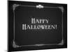 Silent Movie Ending Screen - Happy Halloween-Real Callahan-Mounted Art Print