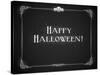 Silent Movie Ending Screen - Happy Halloween-Real Callahan-Stretched Canvas