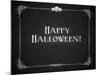 Silent Movie Ending Screen - Happy Halloween-Real Callahan-Mounted Art Print