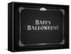 Silent Movie Ending Screen - Happy Halloween-Real Callahan-Framed Stretched Canvas