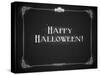 Silent Movie Ending Screen - Happy Halloween-Real Callahan-Stretched Canvas