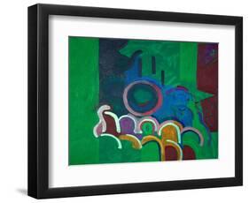 Silent Movie Waiting for the Piano-Player, 2009-Jan Groneberg-Framed Giclee Print