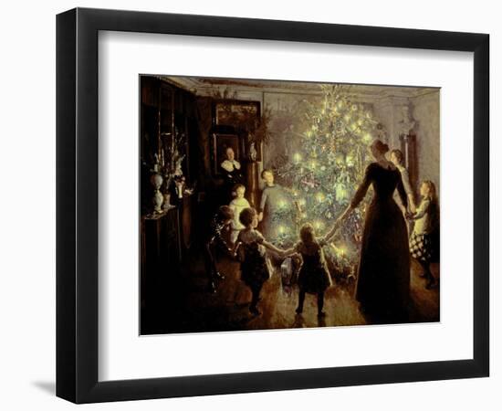 Silent Night, 1891-Viggo Johansen-Framed Premium Giclee Print