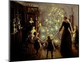 Silent Night, 1891-Viggo Johansen-Mounted Premium Giclee Print