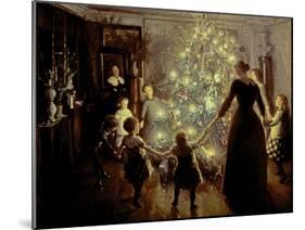 Silent Night, 1891-Viggo Johansen-Mounted Giclee Print