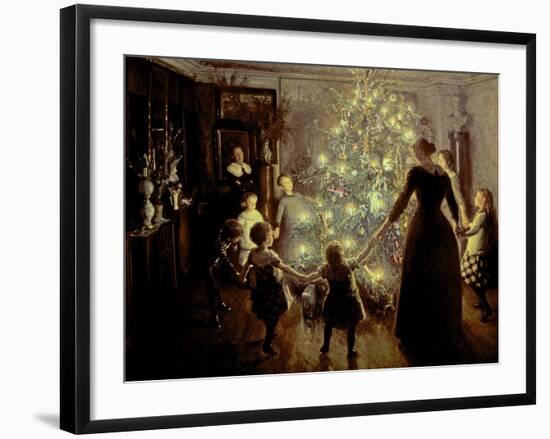 Silent Night, 1891-Viggo Johansen-Framed Giclee Print