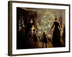 Silent Night, 1891-Viggo Johansen-Framed Giclee Print