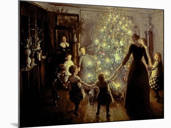 Silent Night, 1891-Viggo Johansen-Mounted Giclee Print