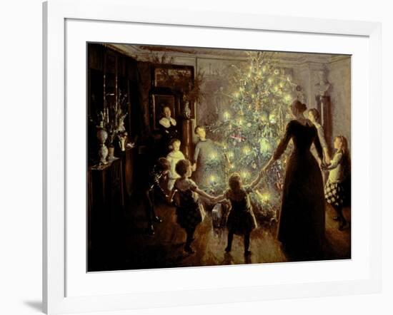 Silent Night, 1891-Viggo Johansen-Framed Giclee Print