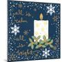 Silent Night Candle-Annie LaPoint-Mounted Art Print