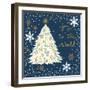 Silent Night Tree-Annie LaPoint-Framed Art Print