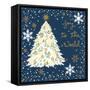 Silent Night Tree-Annie LaPoint-Framed Stretched Canvas