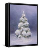 Silent Night-Kathie Thompson-Framed Stretched Canvas