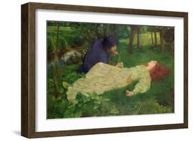 Silent Noon, 1894-John Byam Liston Shaw-Framed Giclee Print