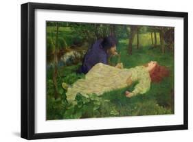 Silent Noon, 1894-John Byam Liston Shaw-Framed Giclee Print