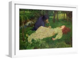 Silent Noon, 1894-John Byam Liston Shaw-Framed Giclee Print