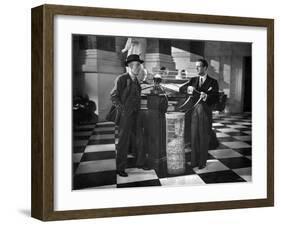 Silent Still: Banking-null-Framed Giclee Print