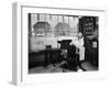 Silent Still: Barber Shop-null-Framed Giclee Print